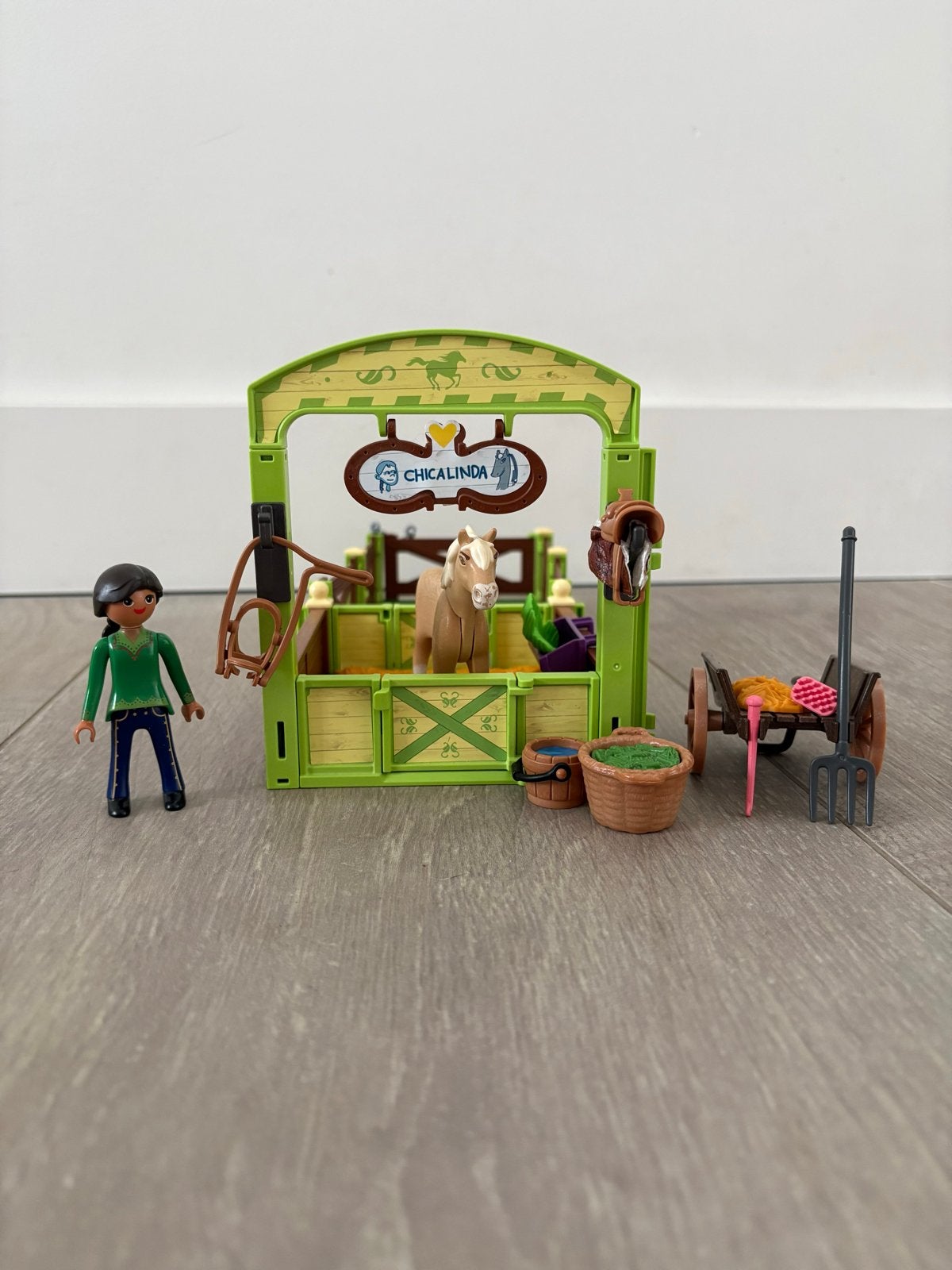 Playmobil Spirit Lucky's stal Chica Linda paard en meisje, Ophalen of Verzenden, Gebruikt, Meisje