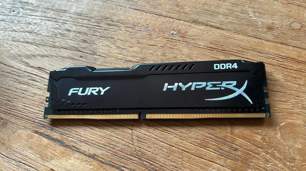 4GB DDR4 Kingston HyperX Fury 2666mhz, Computers en Software, RAM geheugen, Ophalen of Verzenden, Zo goed als nieuw, DDR4, Desktop