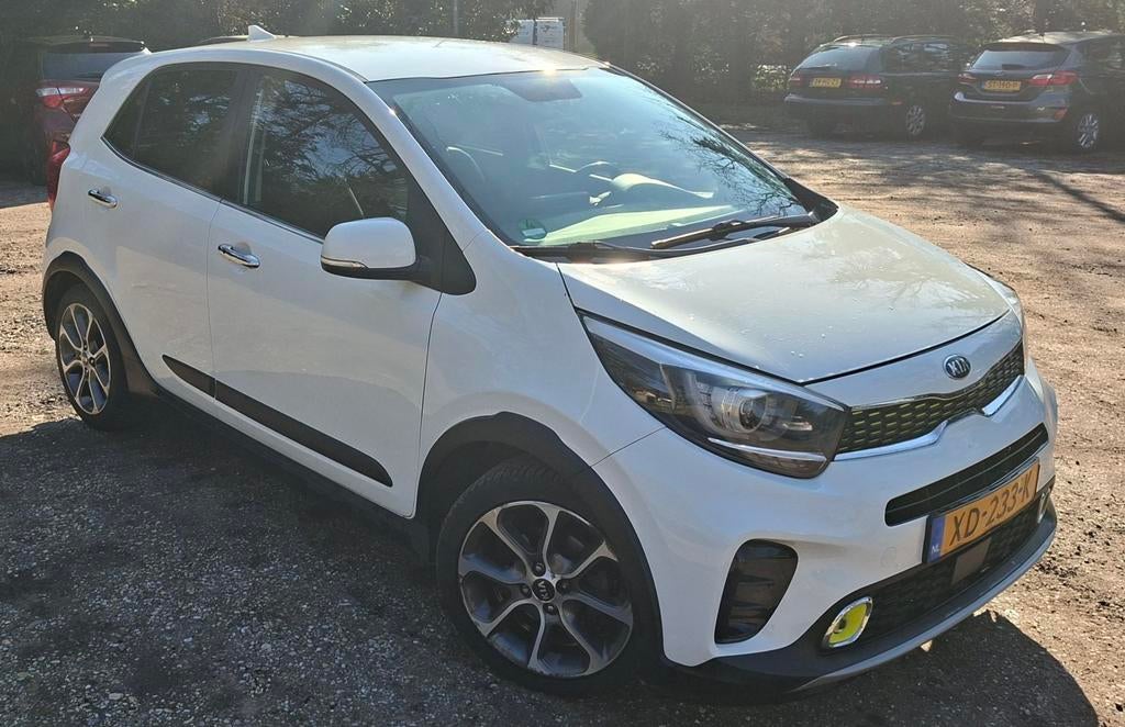 Kia Picanto 1.0 T-gdi 99 PK 5D 2018 Wit, Auto's, Voorwielaandrijving, 31 €/maand, 920 kg, Wit