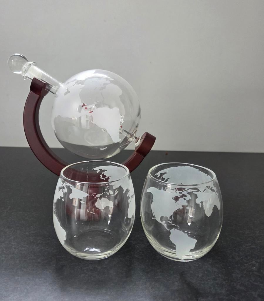 Whiskeyset, Ophalen, Glas of Glazen, Nieuw, Glas