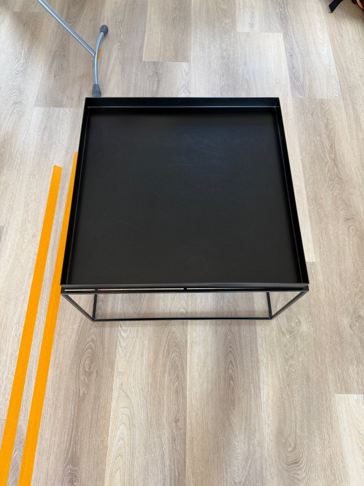 HAY Tray Table Salontafel - Zwart, Ophalen, Minder dan 50 cm, Gebruikt, 50 tot 100 cm