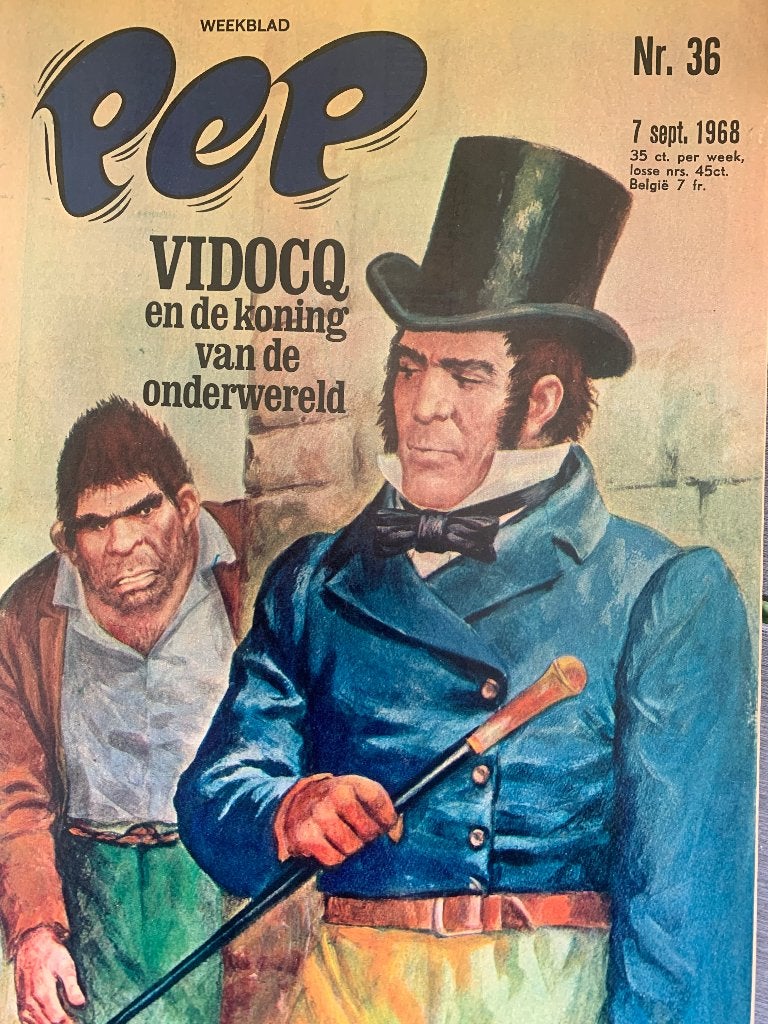 Weekblad PEP  NR. 36 - 7 september 1968, Boeken, Eén stripboek, Ophalen of Verzenden, Gelezen