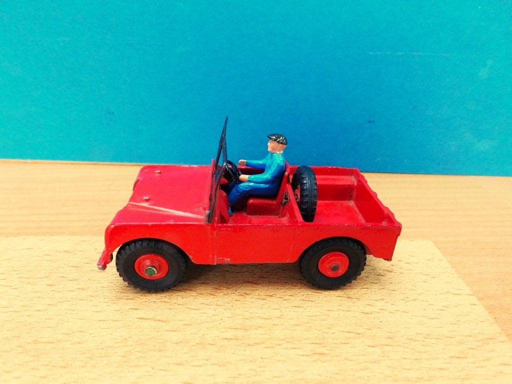 DINKY TOYS No. 340 RODE LAND ROVER, Ophalen of Verzenden, Zo goed als nieuw, Overige typen, Dinky Toys