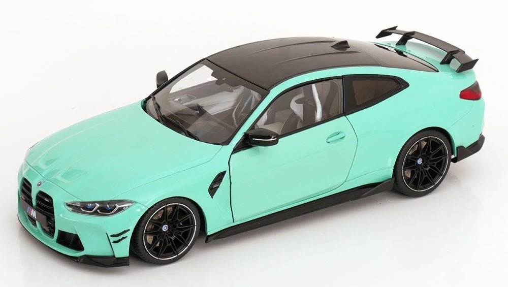 BMW M4 Competition 2024 (G82) Mintgroen 1-18 Solido, Solido, Tschuiten@hotmail.com, Auto, Solido