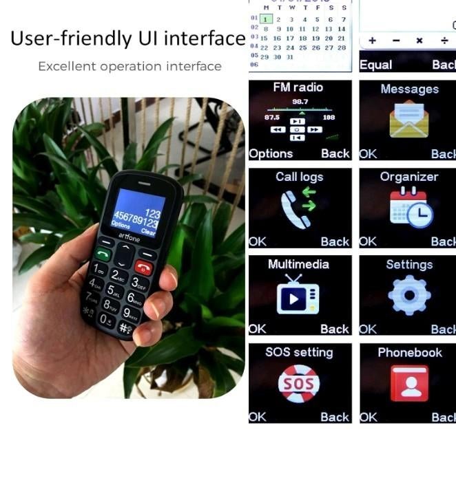 4G Senioren Smartphone met SOS-knop & Groot Scherm, Overige modellen, Nieuw, Ophalen of Verzenden, Zonder simlock
