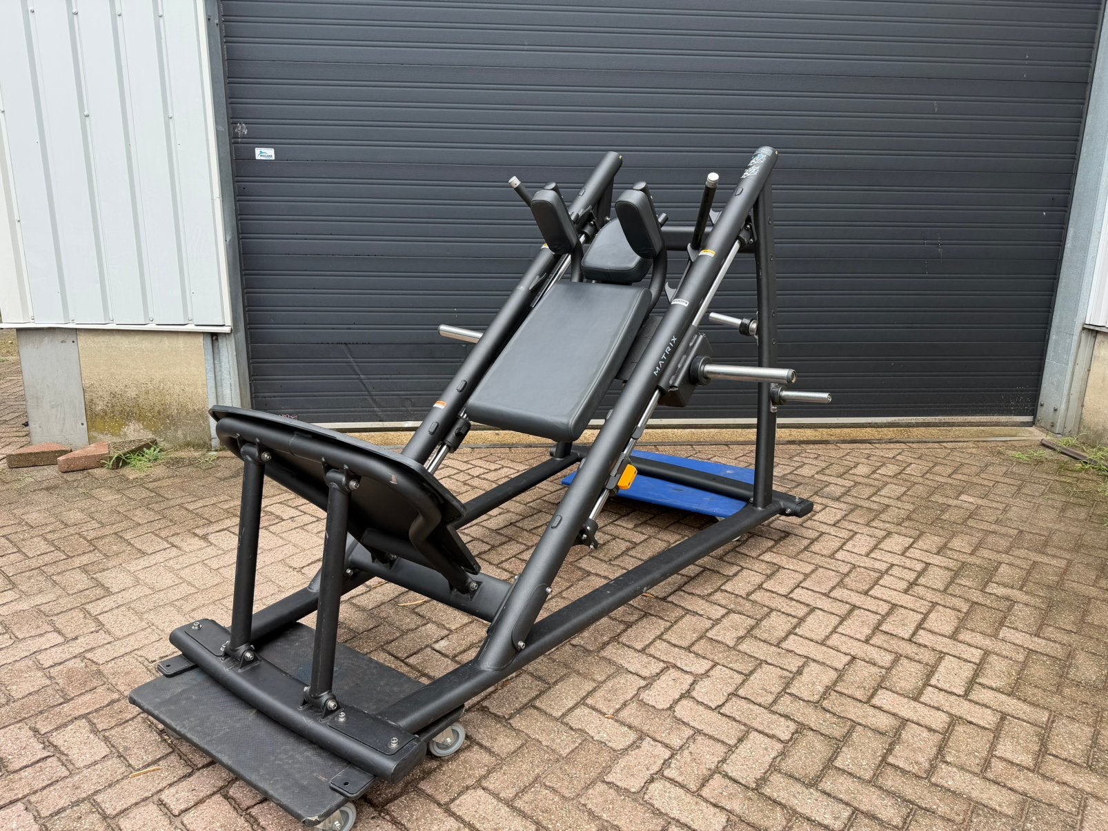 Zwarte Matrix Plate Loaded Hack Squat, Ophalen, Gebruikt, Overige typen