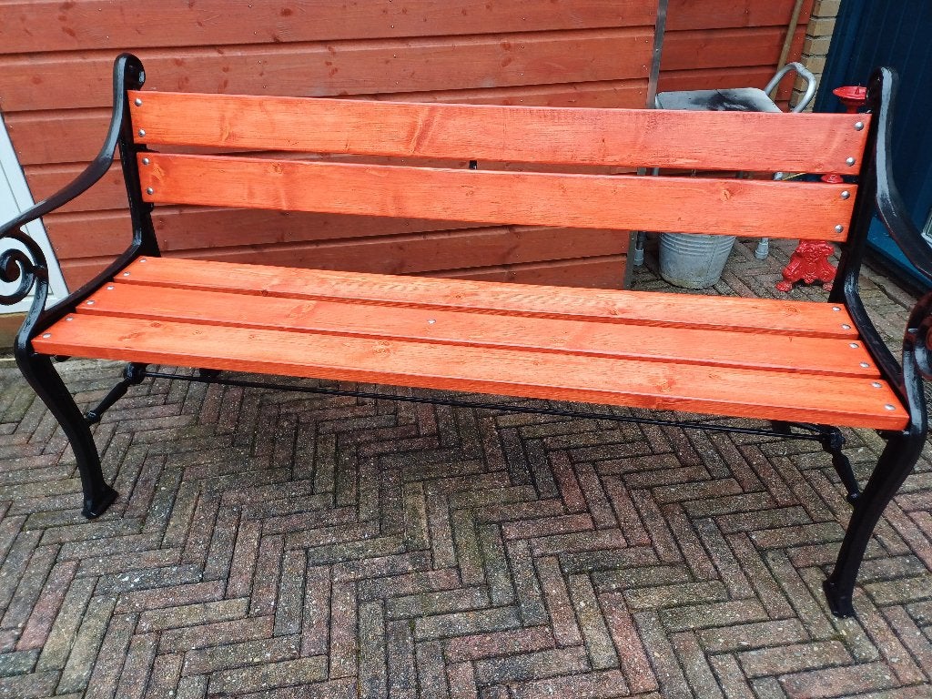 Zeer mooie grote tuinbank, Ophalen, Gebruikt, Overige materialen