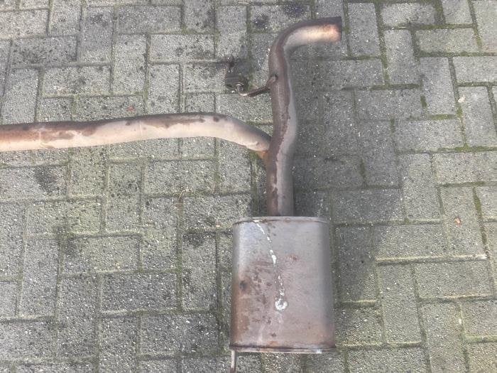 Uitlaat Einddemper van een Alfa Romeo Giulia, Gebruikt, -, Verzenden, -
