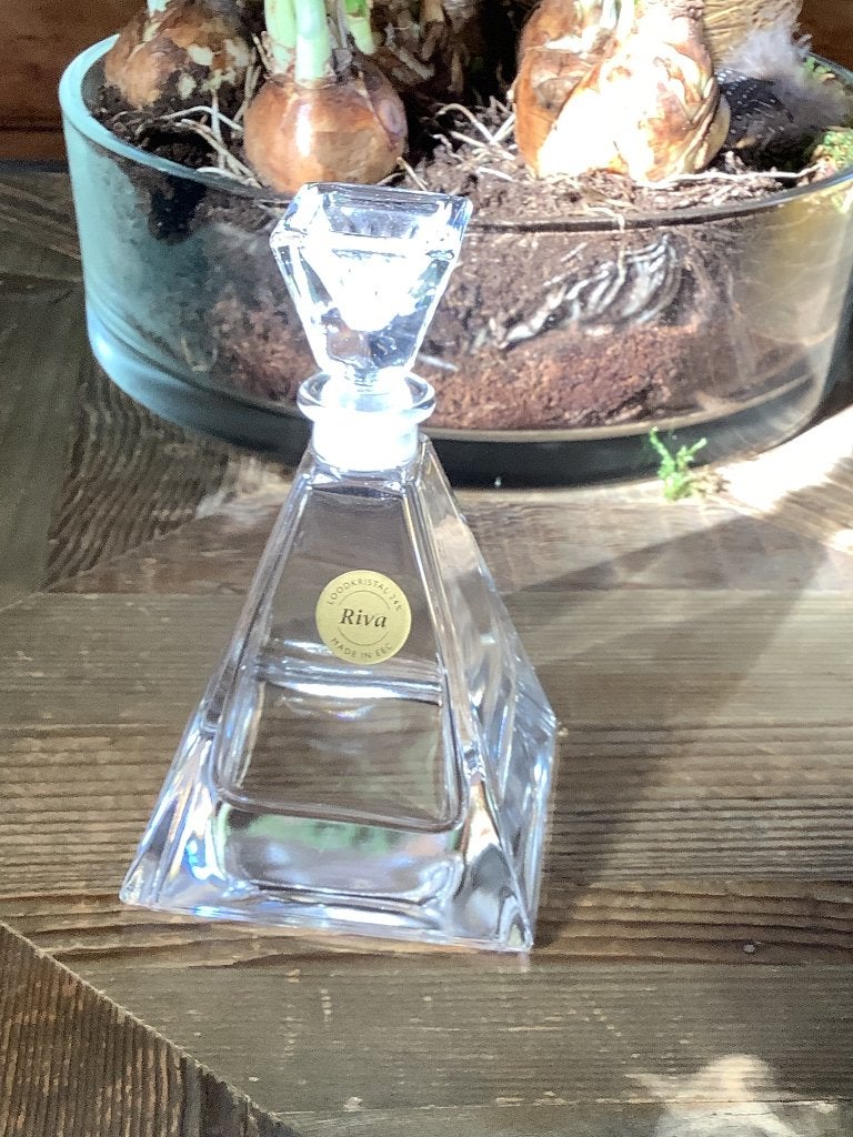 Loodkristallen karaf/parfumflesje, Ophalen of Verzenden