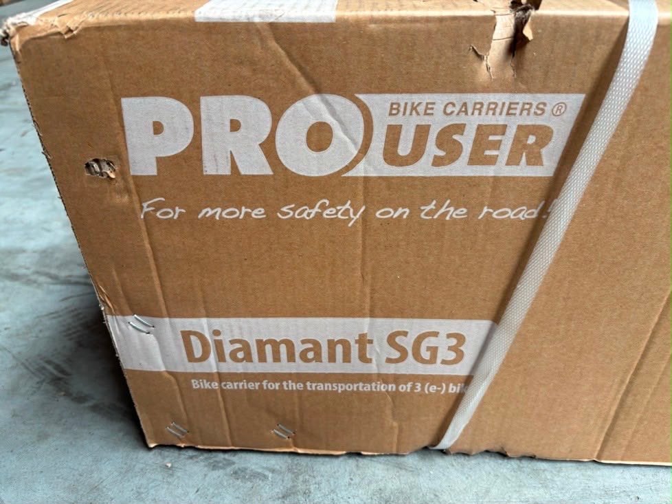 Pro-User Diamant SG3 fietsendrager voor 3 fietsen/e-bikes, Ophalen, 3 fietsen of meer, Nieuw, Trekhaakdrager