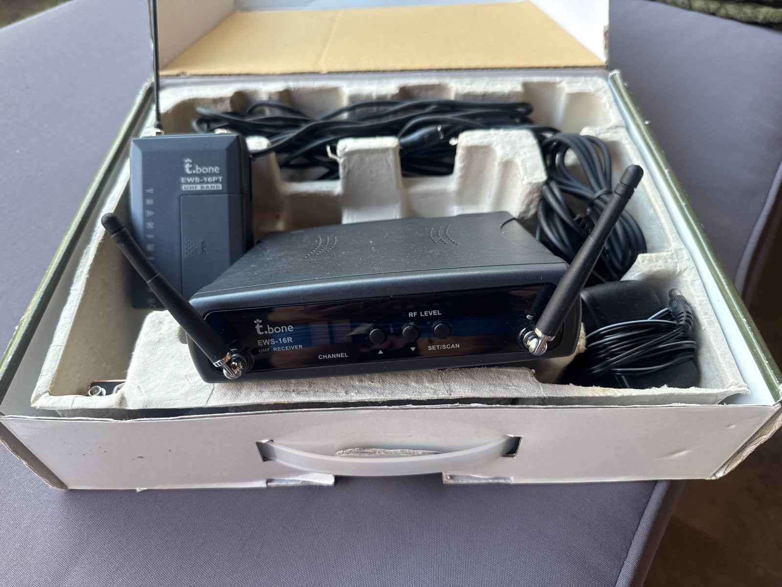 T-bone EWS-16PT Draadloos Microfoonsysteem, Muziek en Instrumenten, Microfoons, Ophalen of Verzenden, Gebruikt, Instrumentmicrofoon