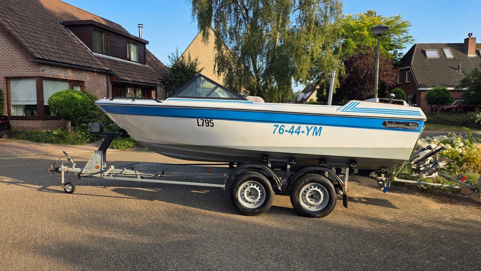 Speedboot 220 PK OMC Cobra V6 4.3 LPG + Riva Trailer, Gebruikt, Binnenboordmotor, Overige brandstoffen, Ophalen of Verzenden