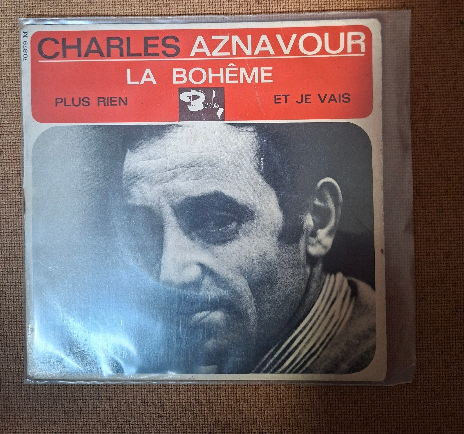 Aznavour, Charles - La bohême - Single is TOP, Ophalen of Verzenden, Gebruikt, 7 inch, Pop