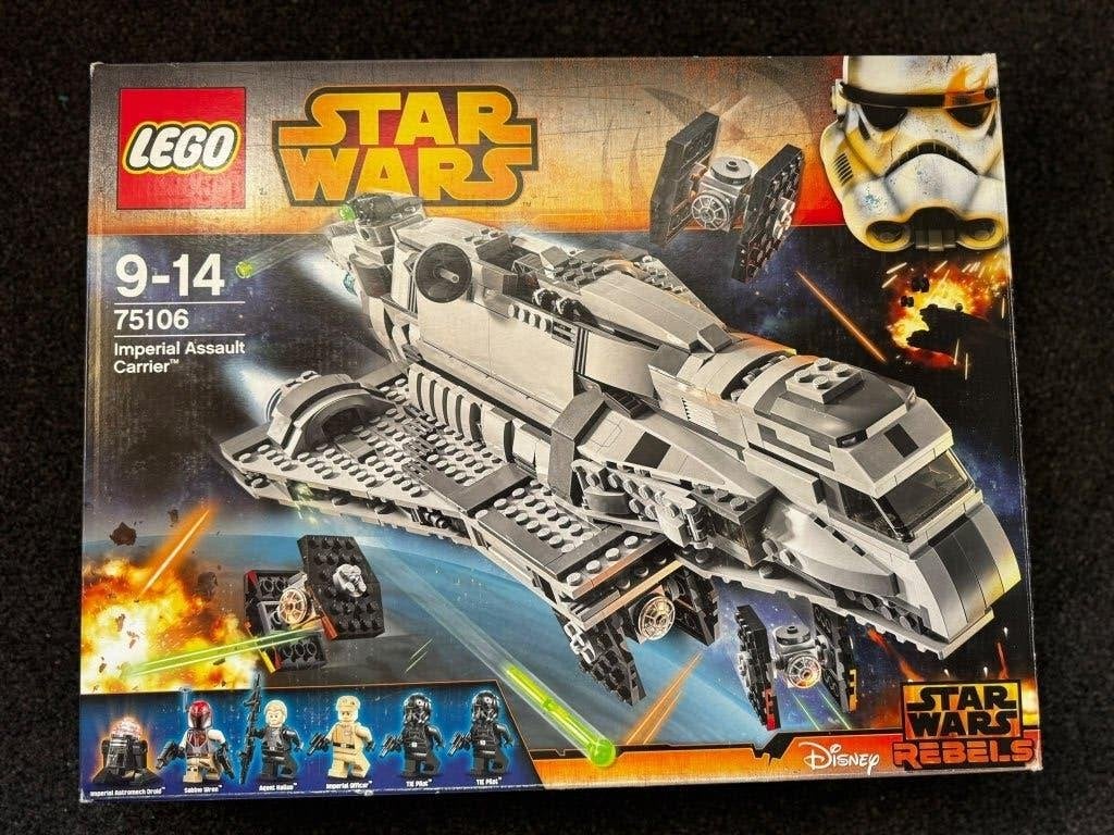 LEGO Star Wars 75106 Imperial Assault Carrier compleet doos, Kinderen en Baby's, Star Wars, Lego, Ophalen of Verzenden, Zo goed als nieuw