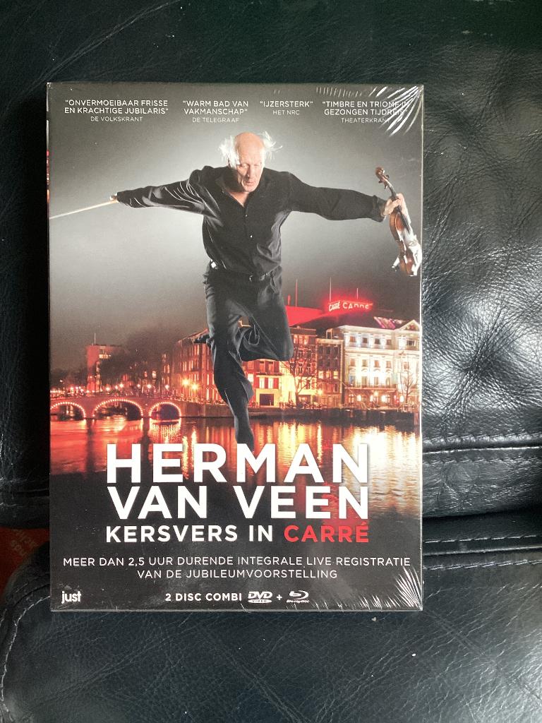 DVD NIEUW HERMAN VAN VEEN kersvers in Carré, Alle leeftijden, Ophalen of Verzenden, Nieuw in verpakking
