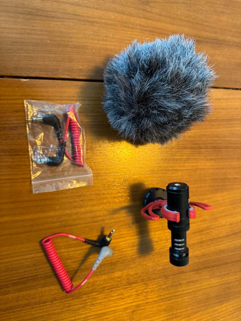 Rode videomicro met accessoires, Muziek en Instrumenten, Microfoons, Ophalen of Verzenden, Gebruikt, Overige typen