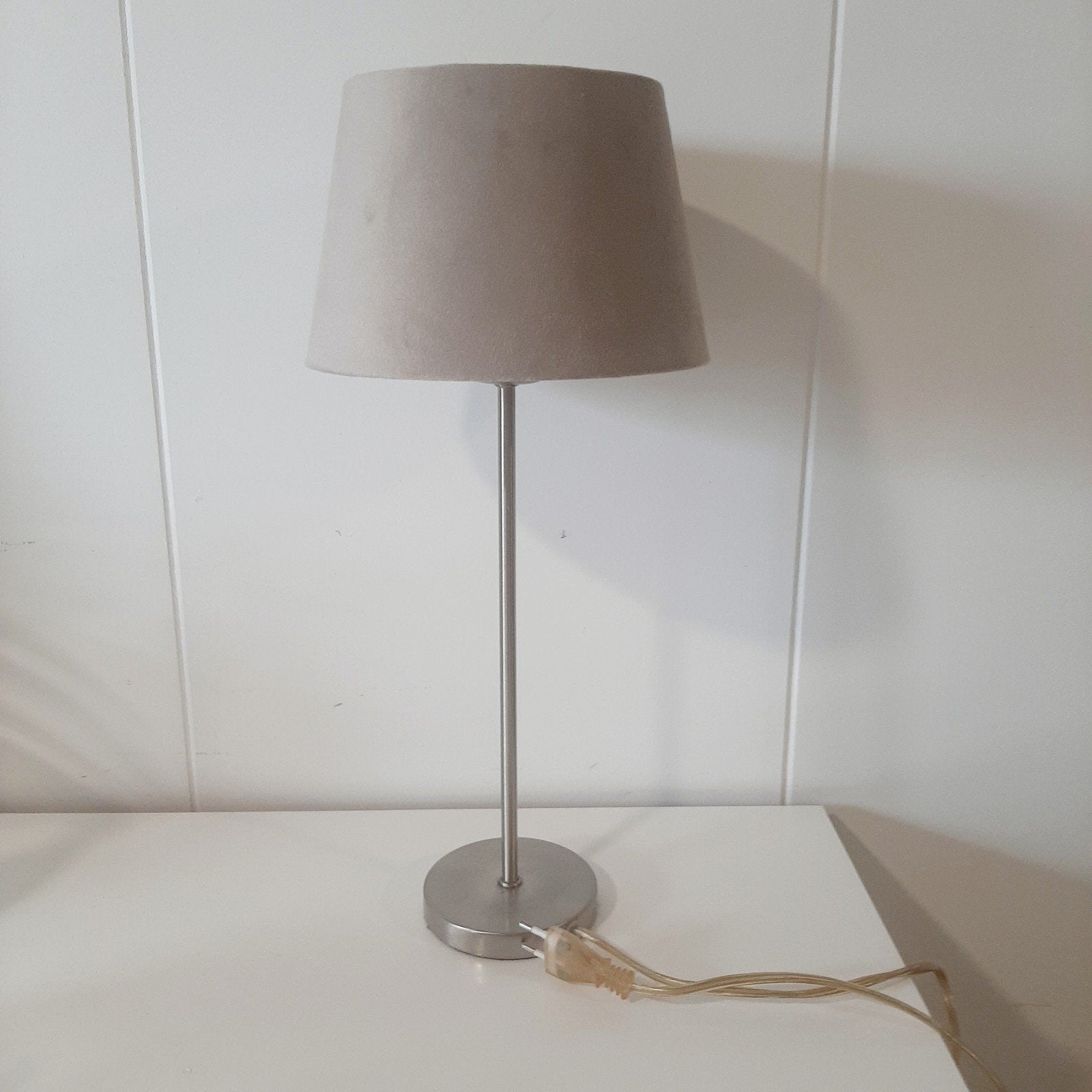 Tafellamp, nachtlampje., Huis en Inrichting, Beige, Ophalen, Gebruikt, 45 cm