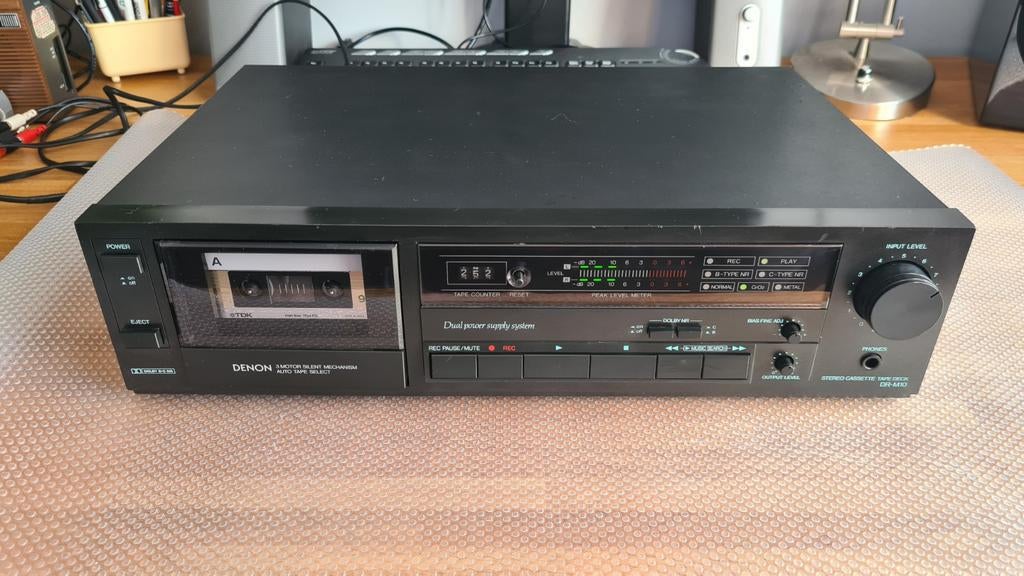 Denon DR-M10 Cassettedeck - Goed -, Audio, Tv en Foto, Cassettedecks, Ophalen of Verzenden, Denon
