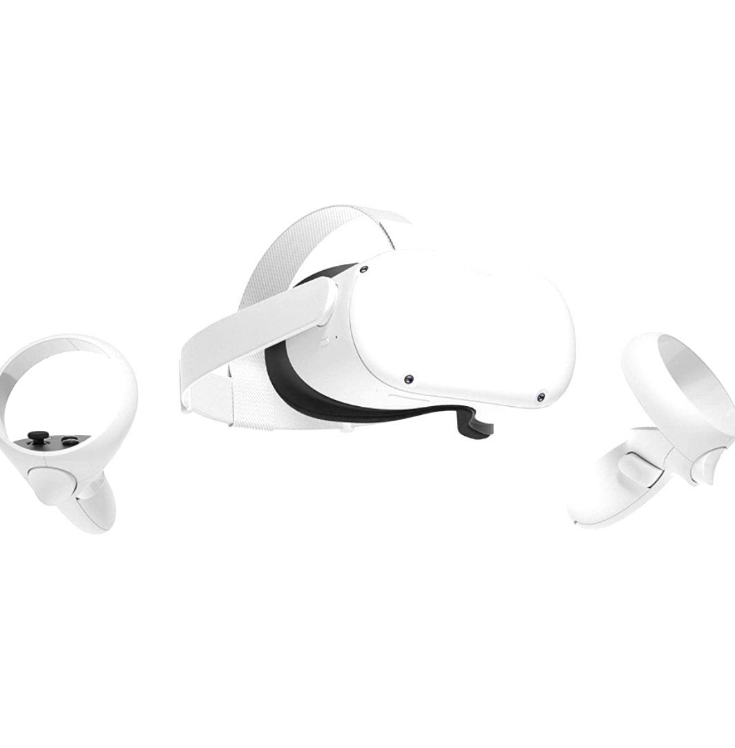 Oculus Quest 2 VR-bril met controllers, Spelcomputers en Games, Virtual Reality, Ophalen of Verzenden, Zo goed als nieuw, VR-bril