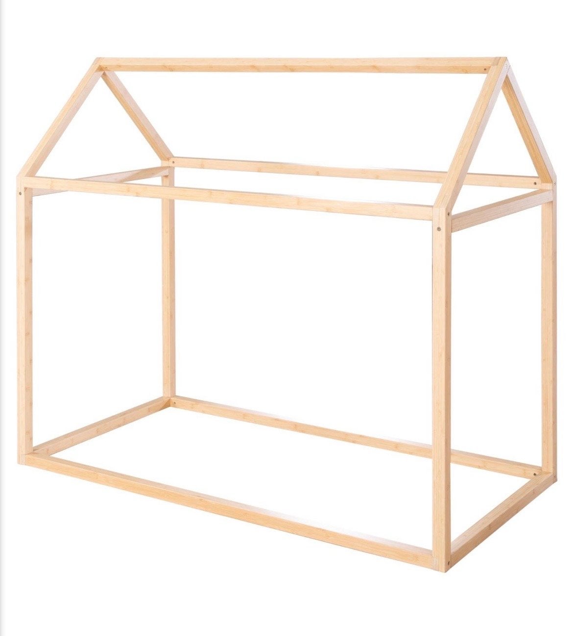 Bedhuisje peuterbed 70x140 incl. lattenbodem, Ophalen, Gebruikt, 190 cm of minder, Hout