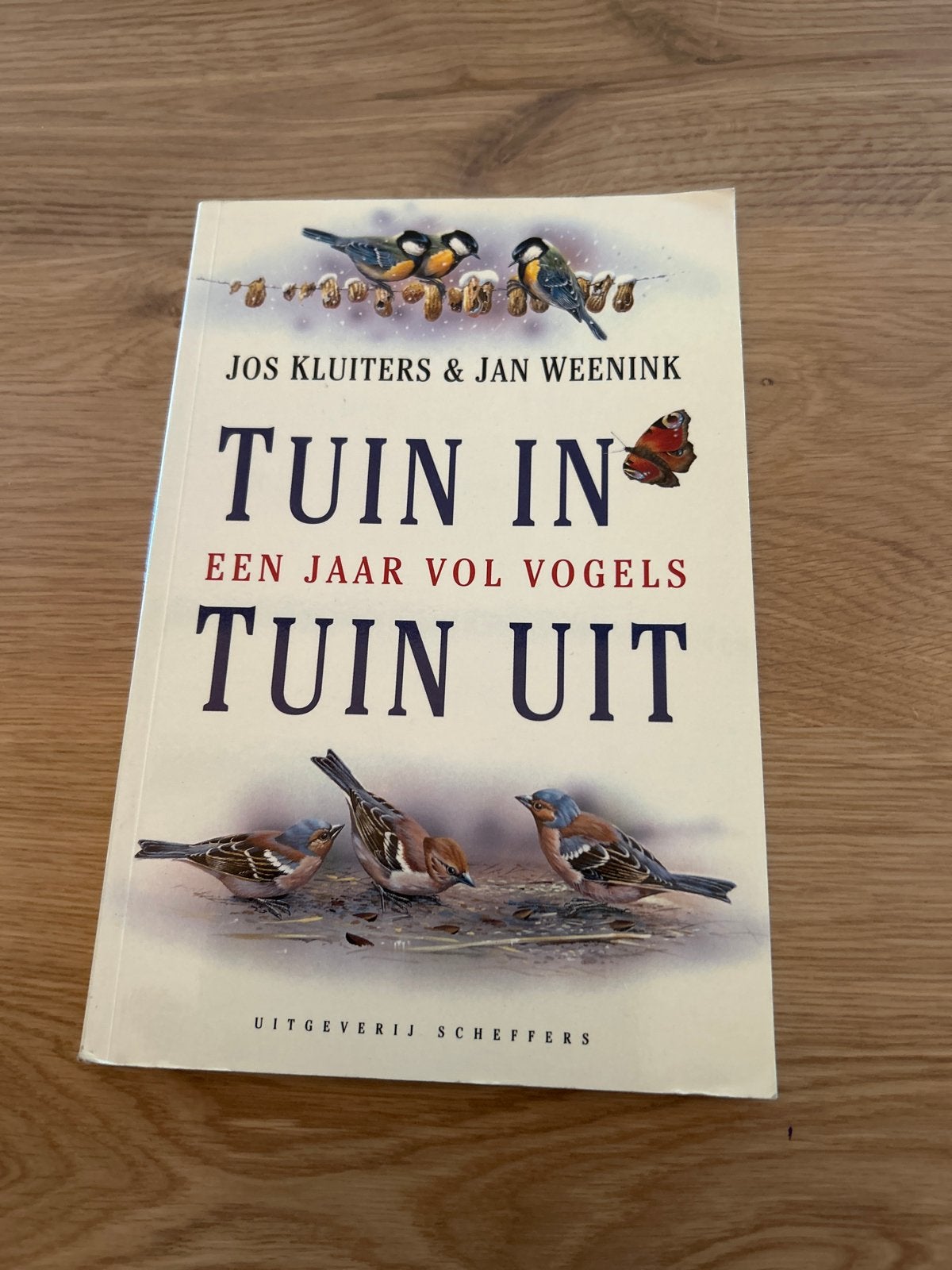 Tuin in Tuin uit: Een jaar vol vogels - Jos Kluiters & Jan W, Ophalen of Verzenden, Zo goed als nieuw, Vogels