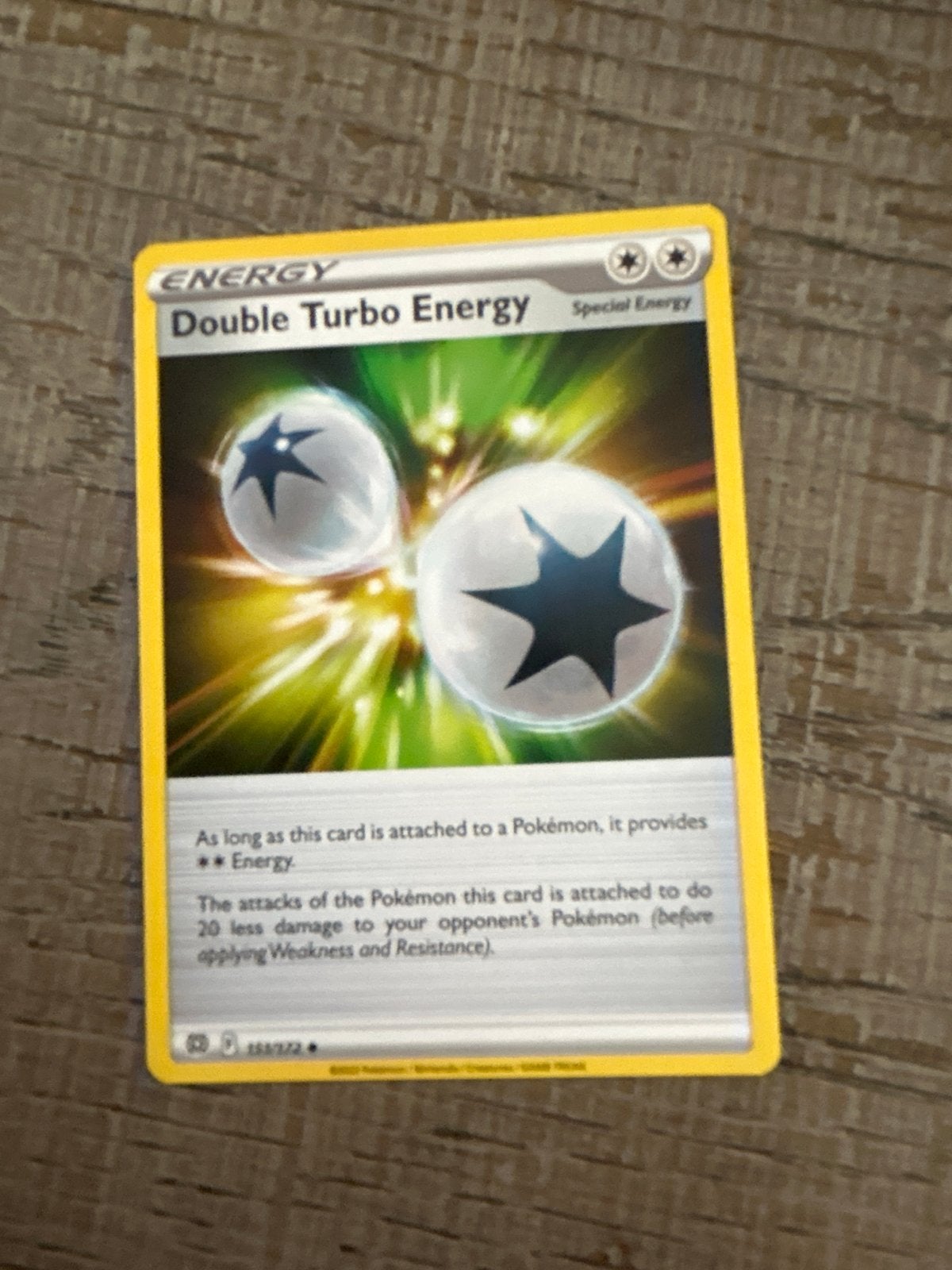 Pokémon TCG: Double Turbo Energy Special Energy Kaart, Hobby en Vrije tijd, Ophalen of Verzenden, Zo goed als nieuw, Losse kaart