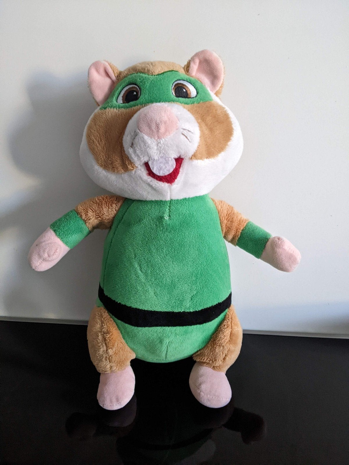 Hamster knuffel superheld groen, Groen, Overige typen, Ophalen of Verzenden, Zo goed als nieuw
