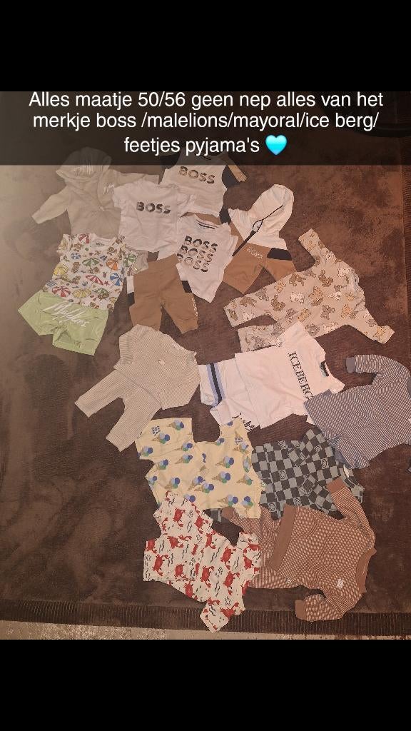 Baby kleertjes alles nog als nieuw maat 50/56, Ophalen, Diverse merken, Zo goed als nieuw, Pakje