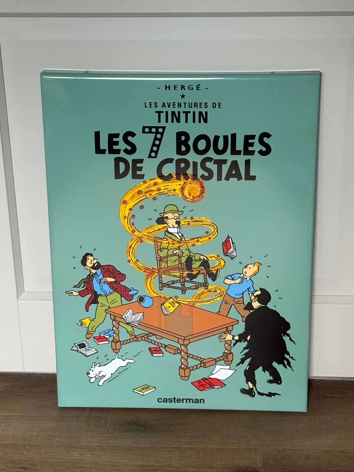 Kuifje/Tintin emaille 7 Kristallen Bollen, Ophalen of Verzenden