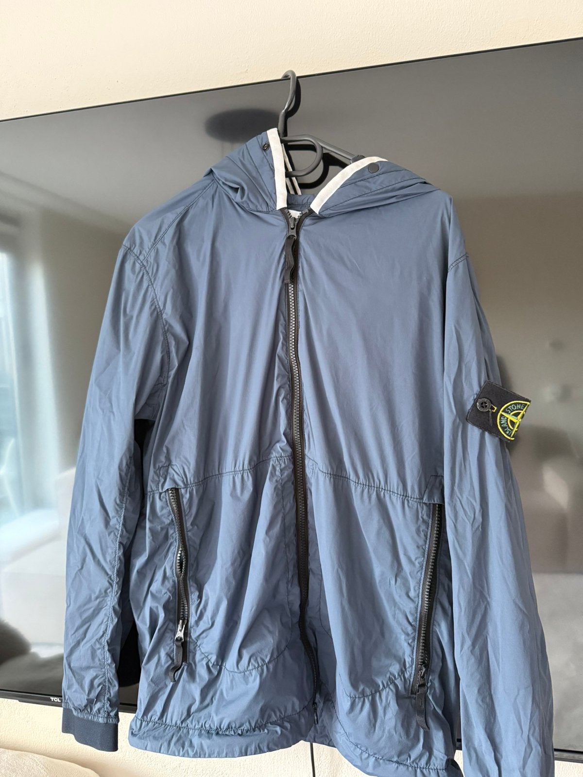 Origineel stone island jas, Ophalen of Verzenden, Zo goed als nieuw, Zwart