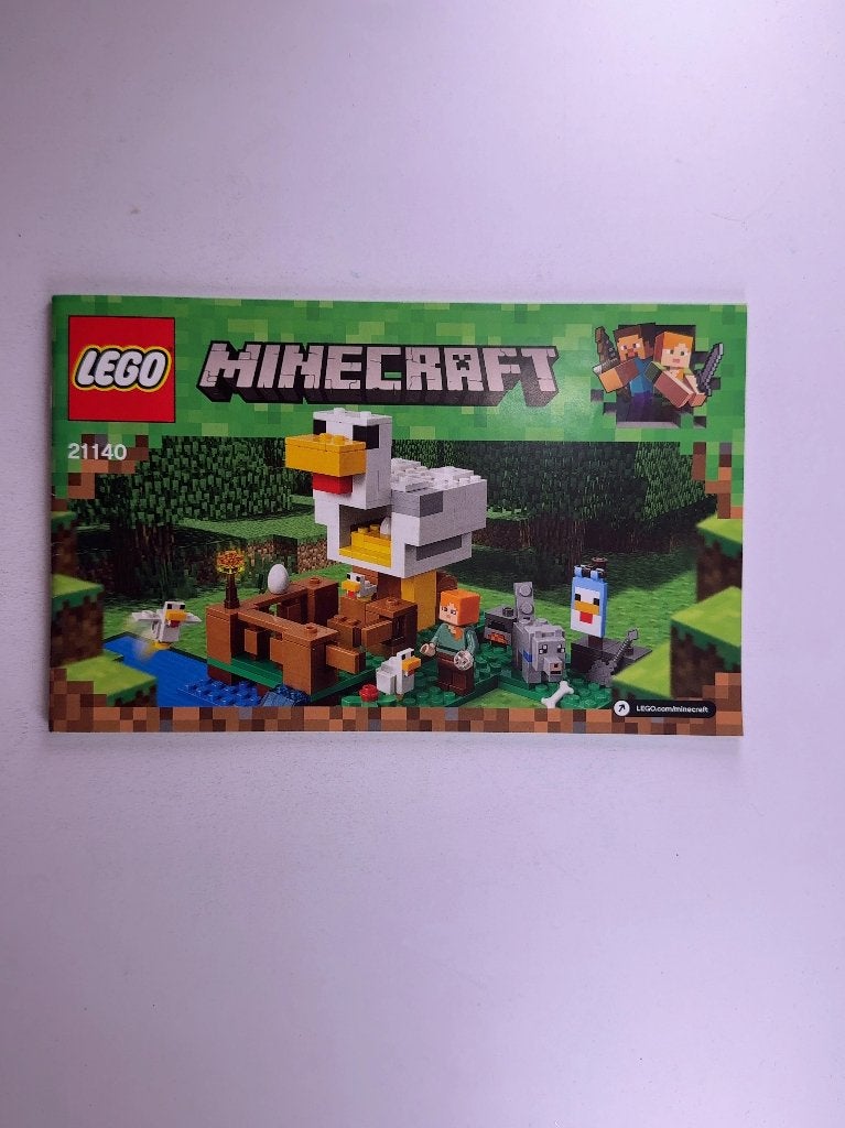 LEGO Minecraft 21140 (Instructions) for Set 21140 The, Gebruikt, Minecraft, Lego, Overige typen