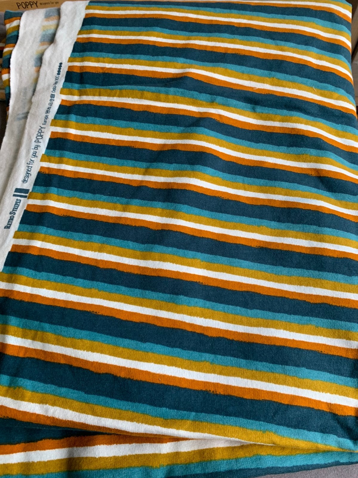 Leuke sweatstof coupon 125cm, 120 cm of meer, Ophalen of Verzenden, Zo goed als nieuw, Katoen