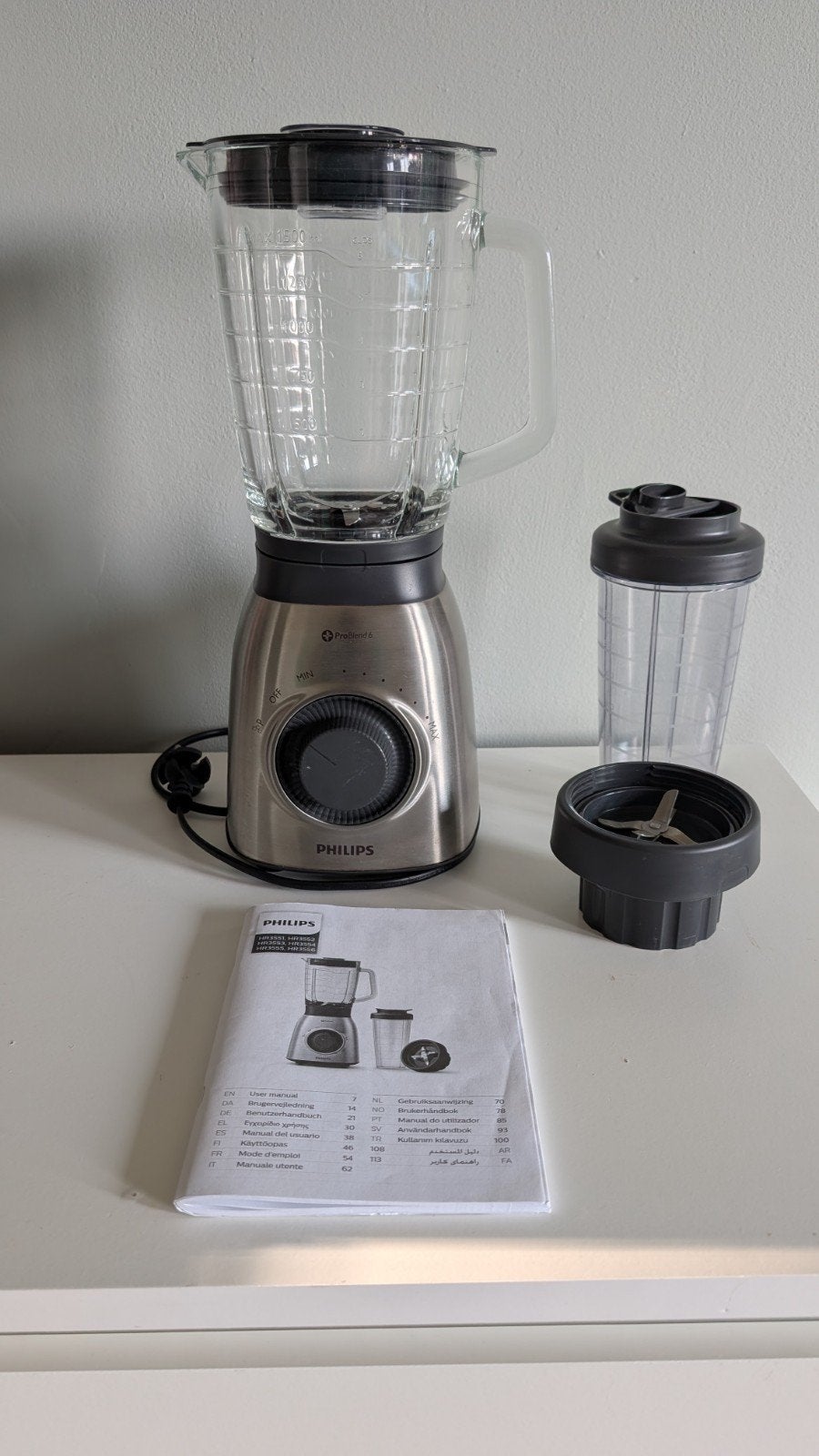 Philips ProBlend 6 Blender met To-Go Beker, Ophalen