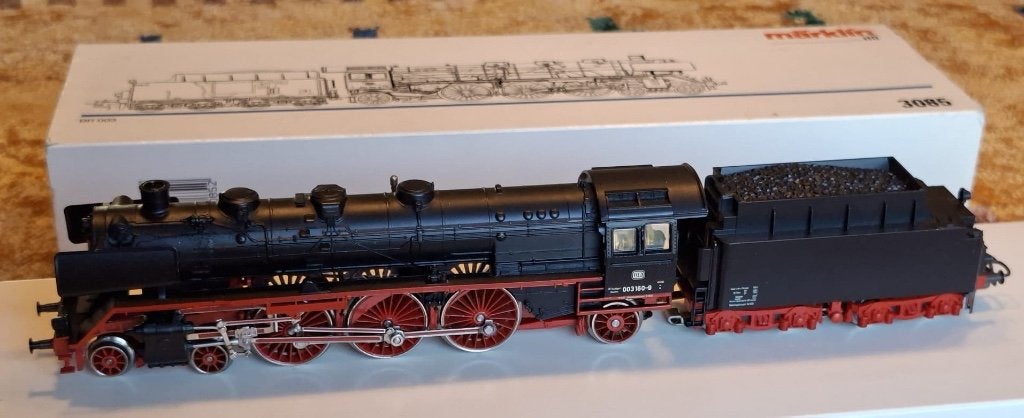 Märklin HO 3085 (DB) Stoomlocomotief / BR 003, Wisselstroom, Locomotief, Ophalen of Verzenden, Zo goed als nieuw