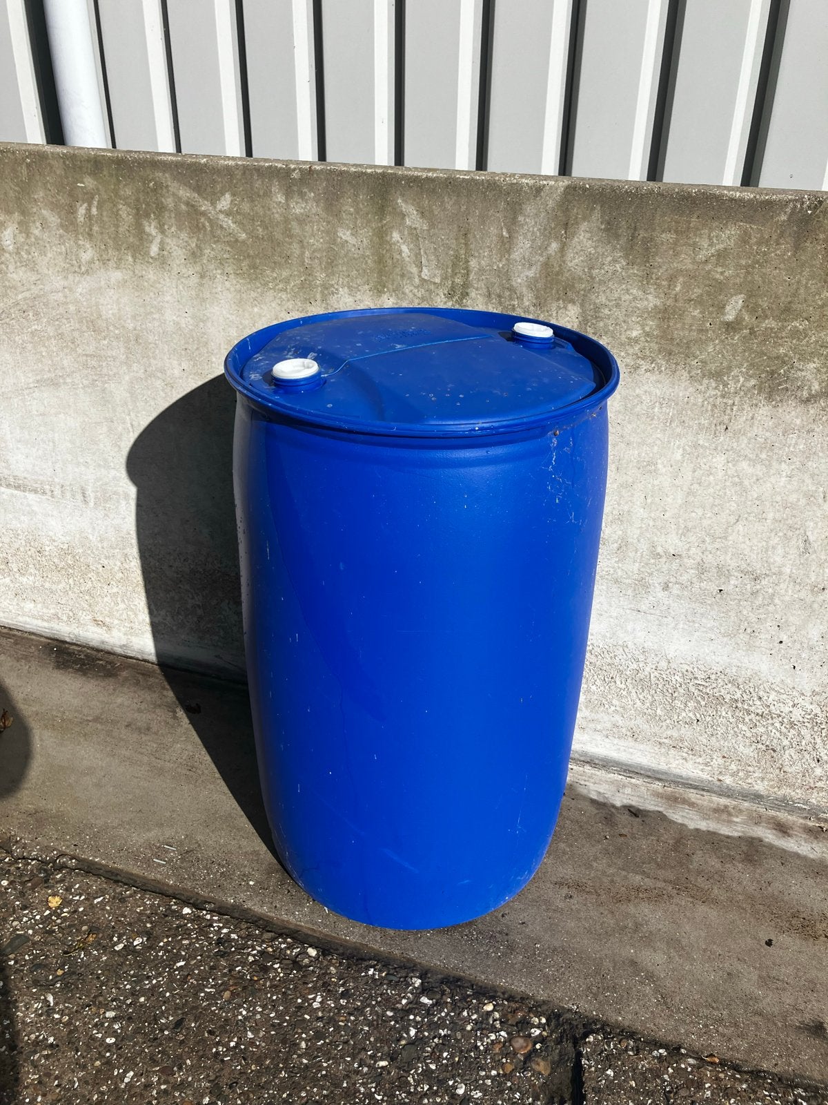 200 liter kunststof vat - ideaal als regenton, 150 liter of meer, Ophalen, Gebruikt, Kunststof