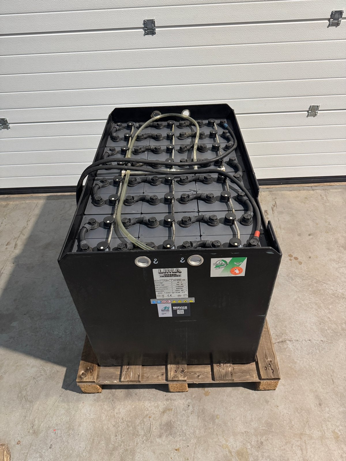 Midac Tractie batterij 48v 750Ah, Ophalen