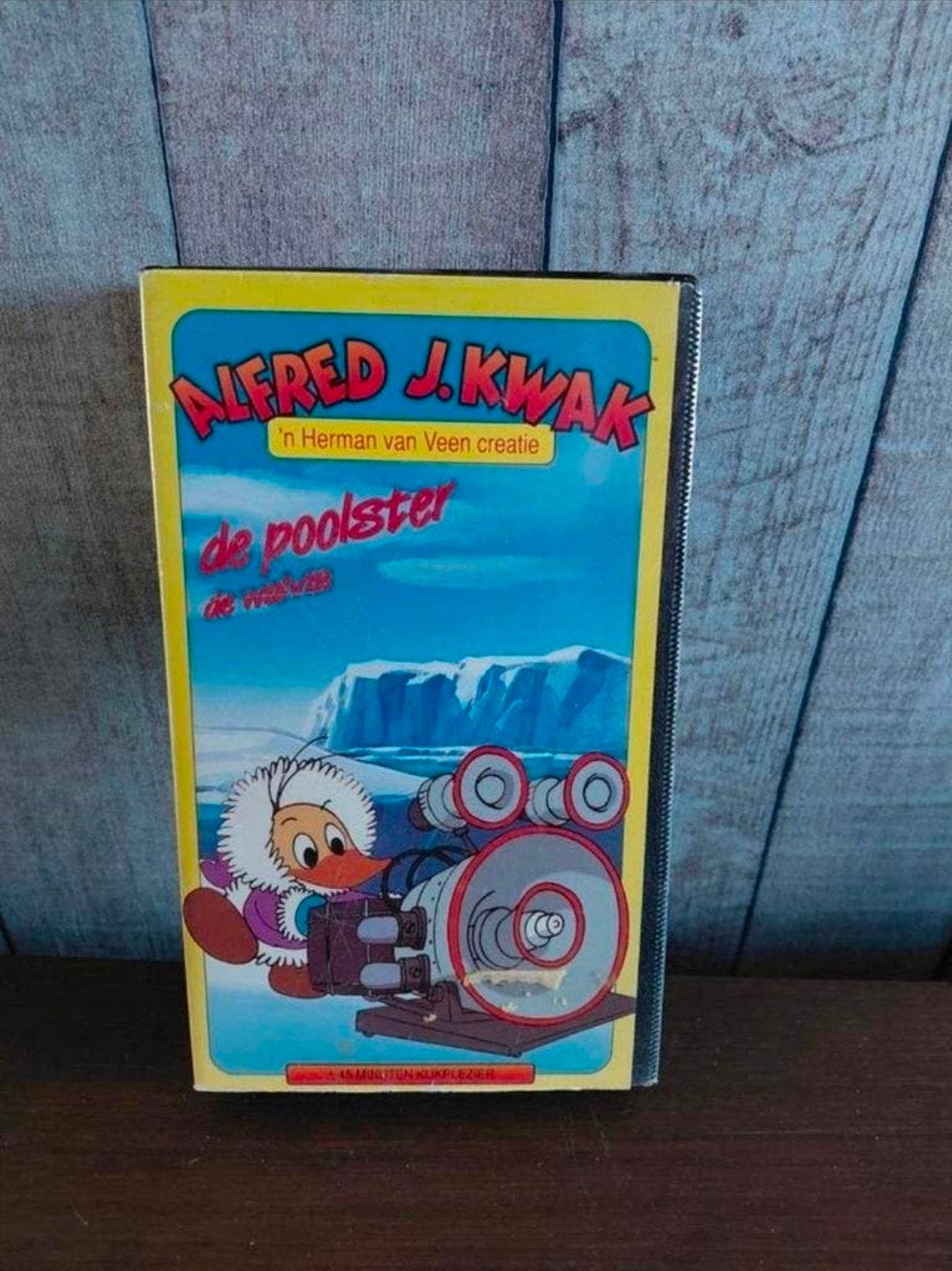 Alfred J. Kwak de poolster videoband. KIDSTUFF, Gebruikt, Tekenfilm, Alle leeftijden, Ophalen of Verzenden