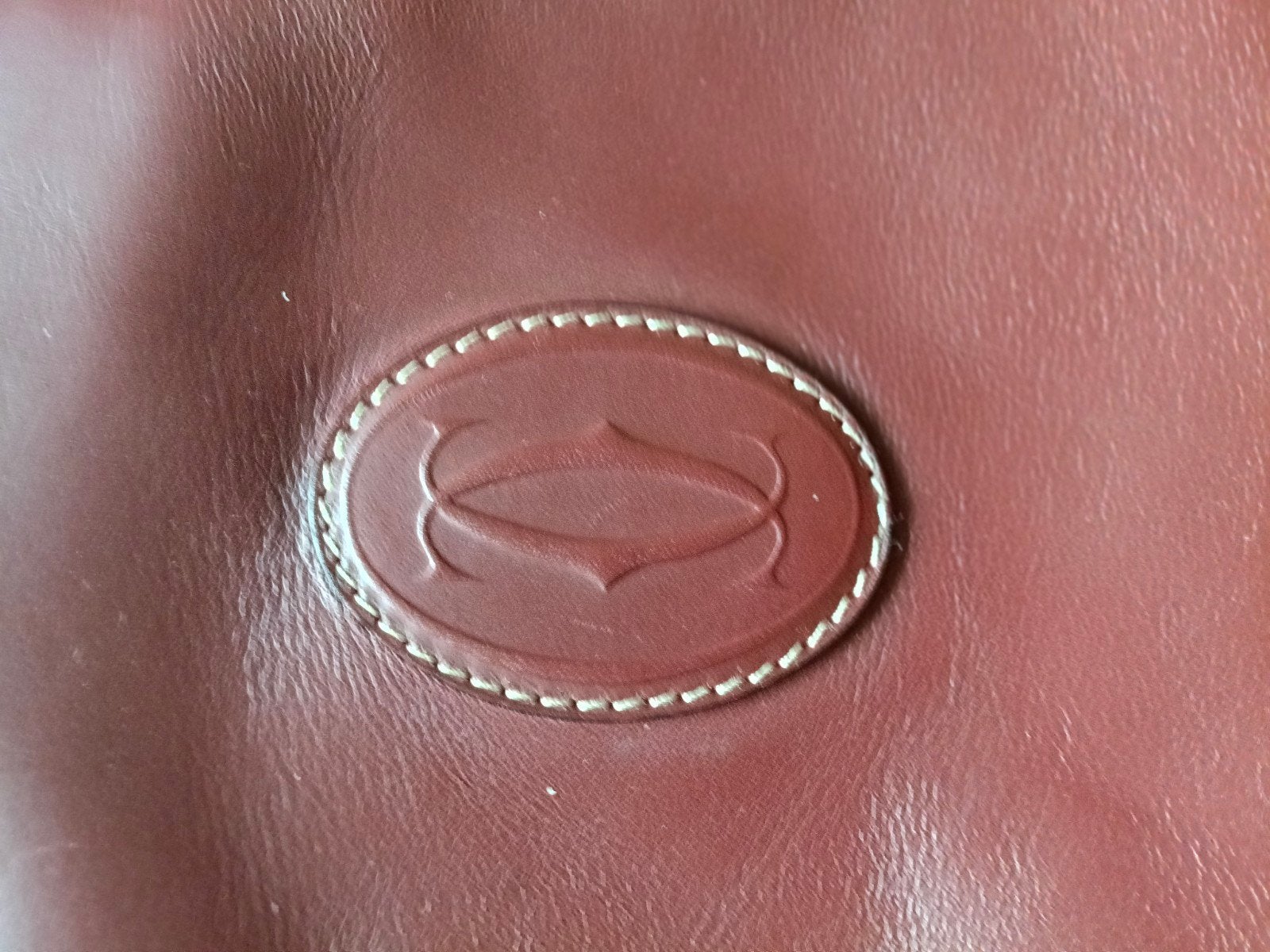Cartier tas  met stofzak, Sieraden, Tassen en Uiterlijk, Tassen | Damestassen, Ophalen of Verzenden, Zo goed als nieuw, Rood, Handtas