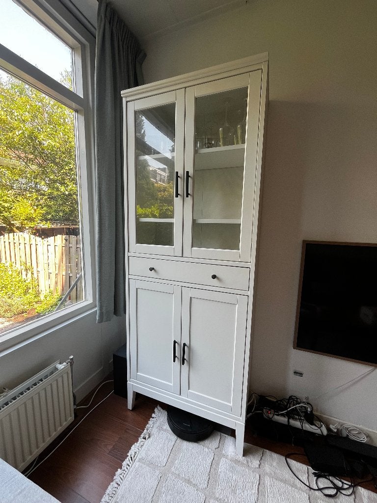 IKEA IDANÄS Kast/Vitrinekast 81.5x39x211 cm, Ophalen, Gebruikt, 25 tot 50 cm, 50 tot 100 cm