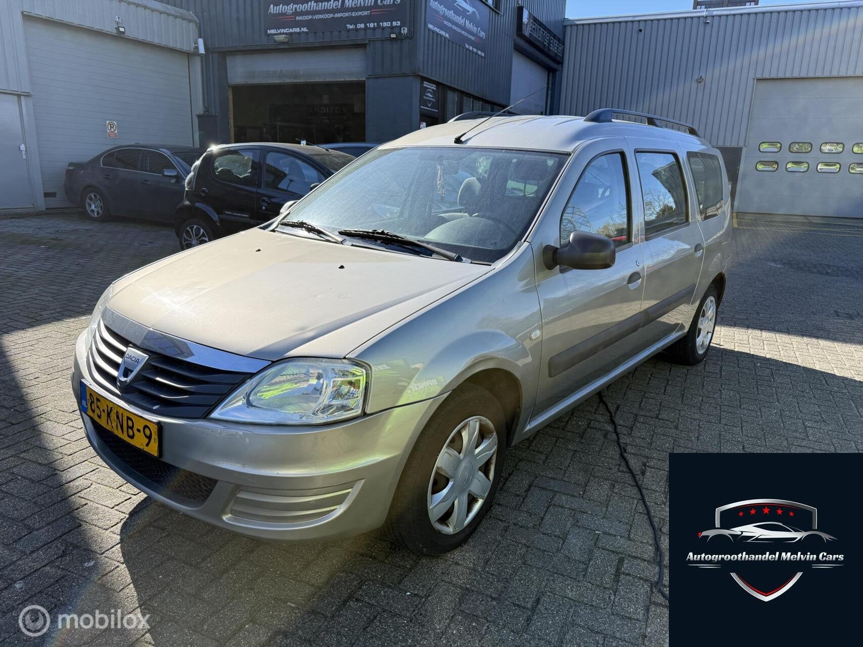Dacia Logan 1.4 Ambiance Airco Bak Kapot, Auto's, Dacia, Stof, Gebruikt, Zwart, 4 cilinders
