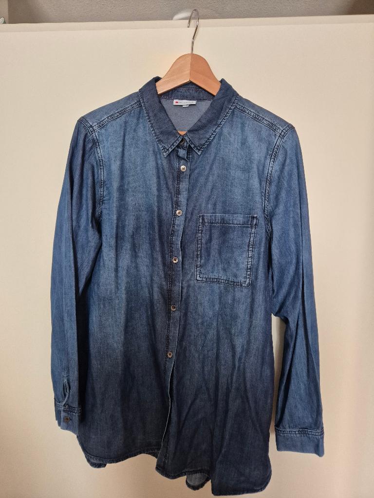 Street One denim blouse spijkerblouse 44, Blauw, Nieuw, Ophalen of Verzenden, Maat 42/44 (L)