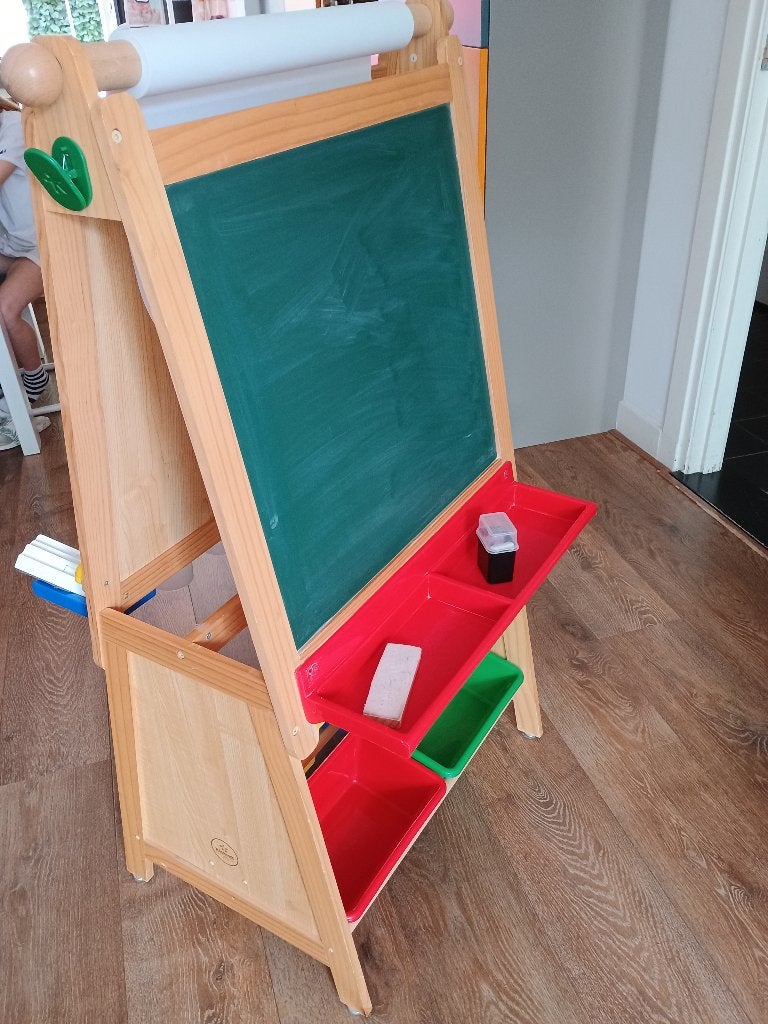 Tekenbord met krijtbord en whiteboard, Kinderen en Baby's, Speelgoed | Educatief en Creatief, Ophalen, Gebruikt