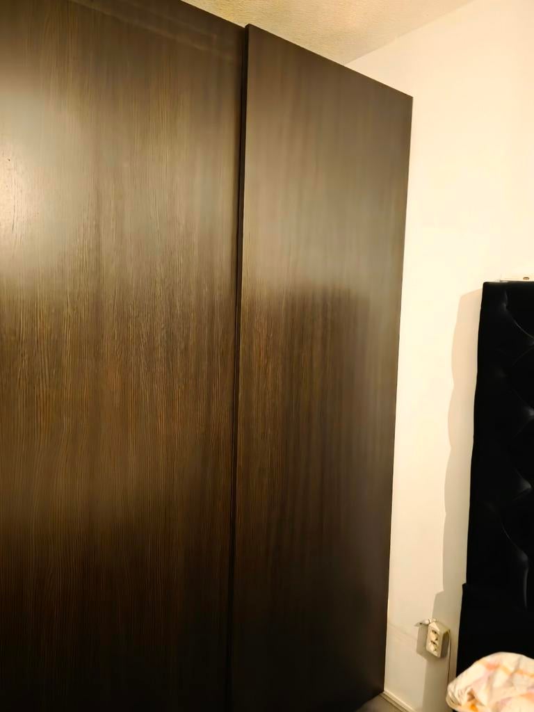 PAX kast zwartbruin 150cmx236cm, Huis en Inrichting, Kasten | Kledingkasten, Ophalen, Met deur(en), 100 tot 150 cm, 200 cm of meer