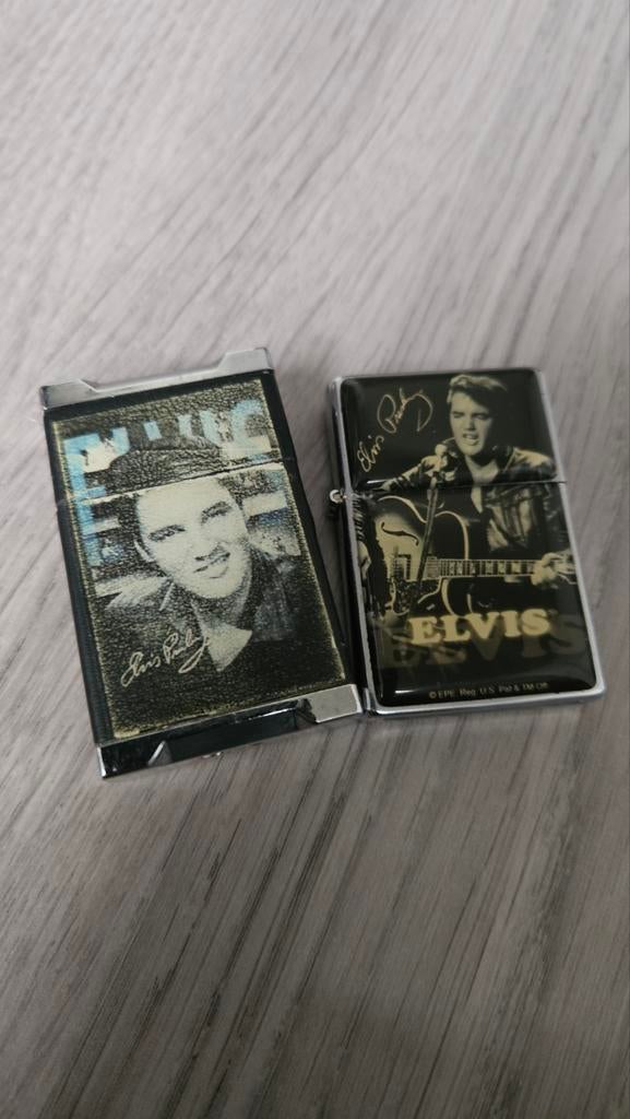 2 Elvis Presley aanstekers - Collectors items, Ophalen of Verzenden, Gebruikt, Aansteker