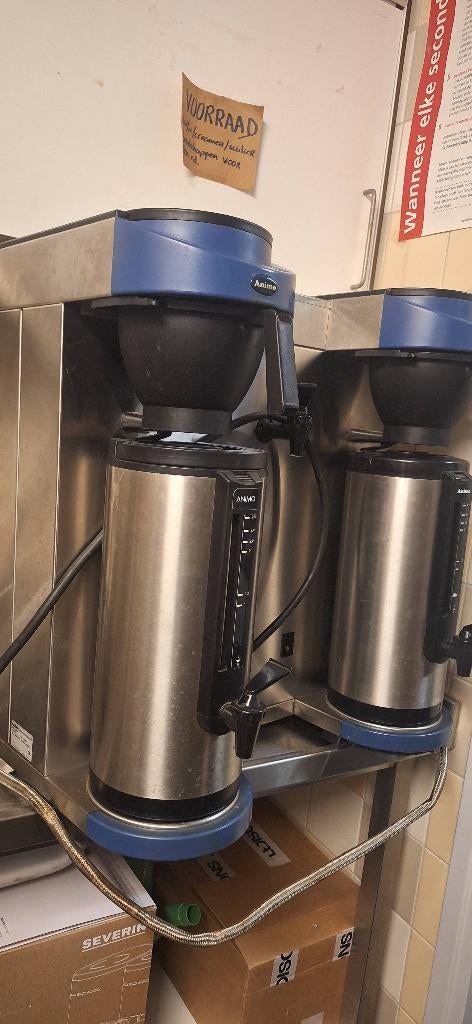 Animo MT202W Horeca koffiezetapparaat, Ophalen, 10 kopjes of meer, Koffiemachine, Gemalen koffie