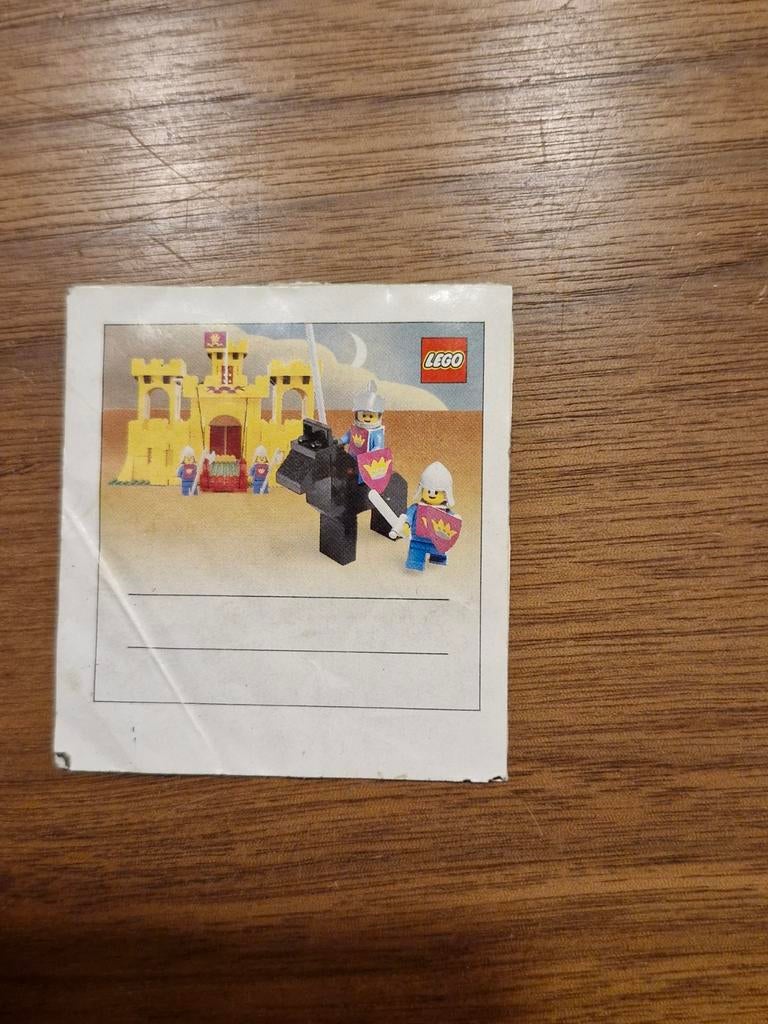 6965 Lego Sticker kasteel met ridders, Ophalen of Verzenden, Zo goed als nieuw