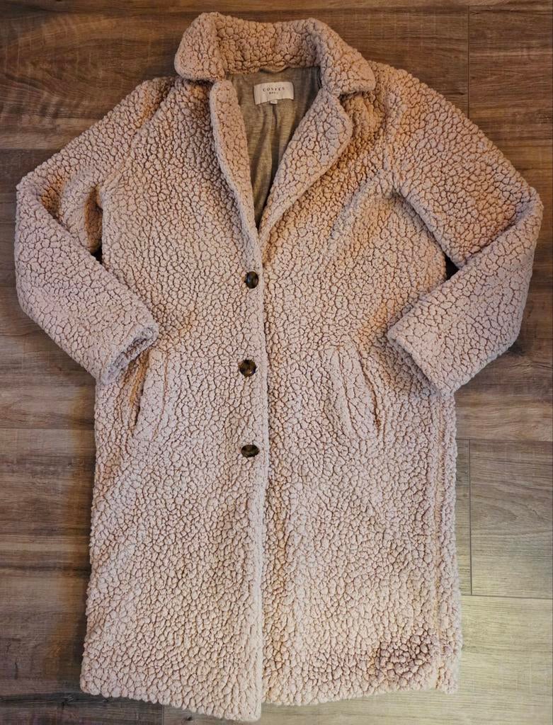 Costes Basic Teddy Jas creme Maat XL, Costes Basic, Beige, Maat 46/48 (XL) of groter, Ophalen of Verzenden