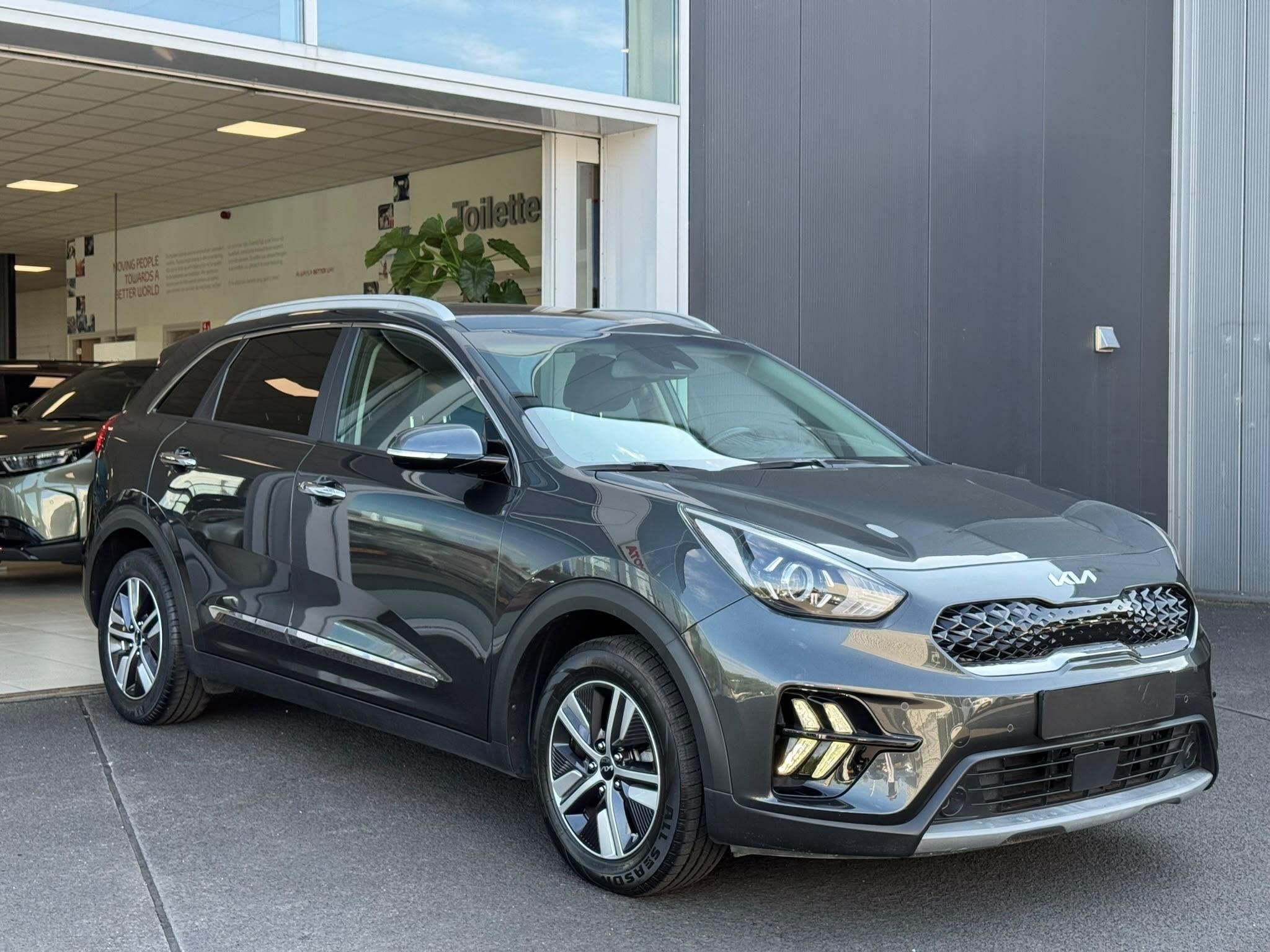 Kia Niro 1.6 GDI PHEV DynamicLine | Keyless entry | Achterui, Auto's, Kia, Gebruikt, Leder en Stof, Plug-in hybride, SUV of Terreinwagen