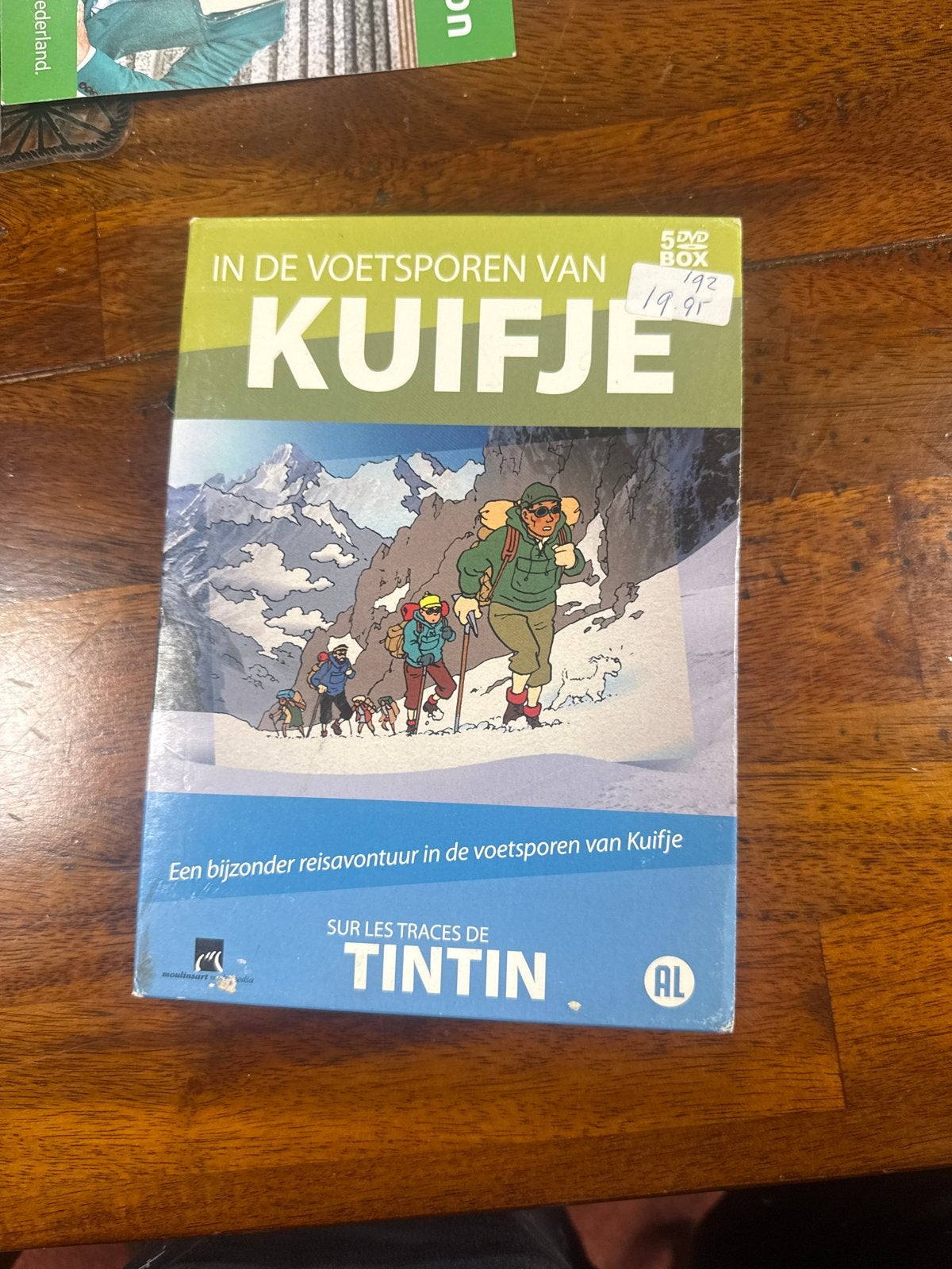 In de Voetsporen van Kuifje - 5 DVD Box, Europees, Gebruikt, Serie, Alle leeftijden