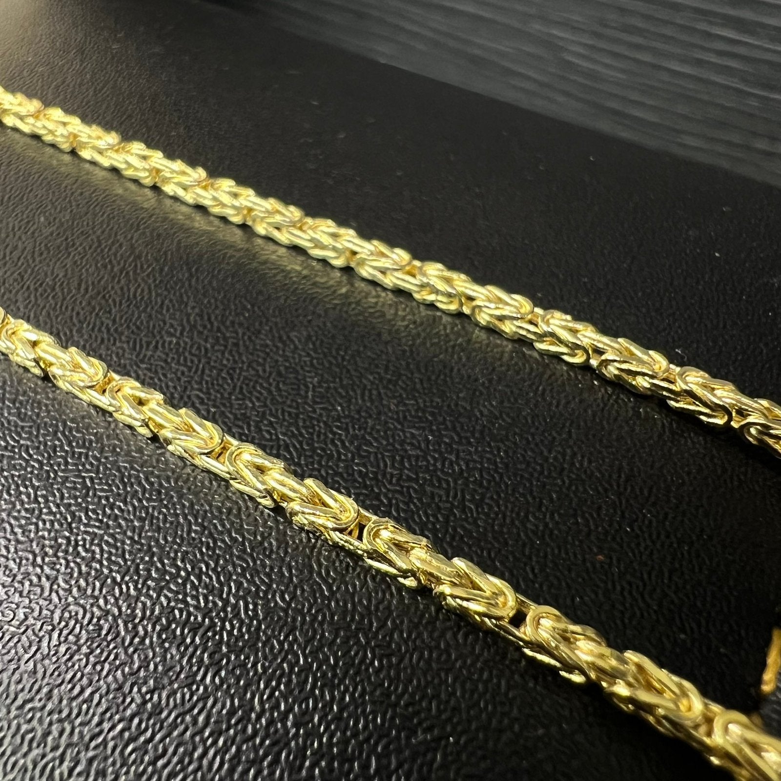Gouden koningsketting 14 karaat goud nieuw, Sieraden, Tassen en Uiterlijk, Kettingen, Ophalen of Verzenden, Nieuw, Goud